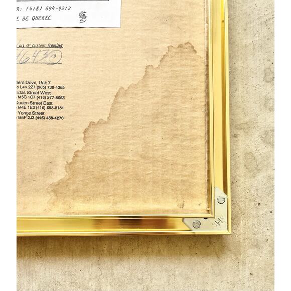 Francine Desbiens “Saxophone” Signed & Framed Embossed Etching Print 16”x11” - Picture 12 of 12